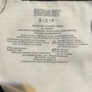Peanuts Snoopy Y2K Tank Top White Size XS thumbnail 4