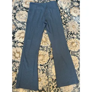 Betabrand Yoga Pants Light Heather Blue Boot Cut Athleisure Size Medium Pull On thumbnail 2