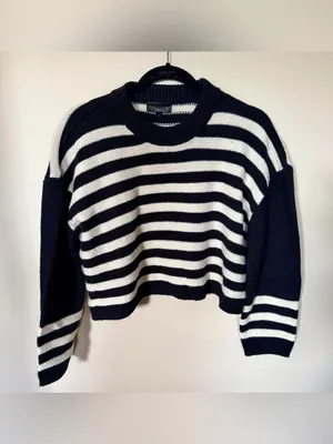 Topshop cropped stripe sweater S thumbnail 2