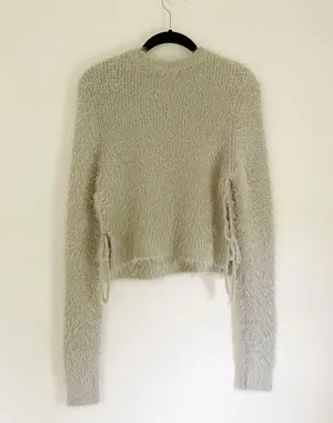 Majorelle / Revolve Marjorie Fuzzy Knit Sweater in Quartz thumbnail 10