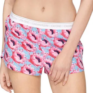 NWT Calvin Klein Women's Pink Blue Floral Chic Feminine Lounge Shorts Size Med thumbnail 1