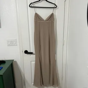 HOUSE OF CB 'Loren' Latte Corset Maxi Dress NWOT thumbnail 3
