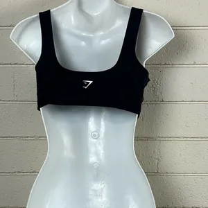 Gymshark Black Sports Bra size M thumbnail 8