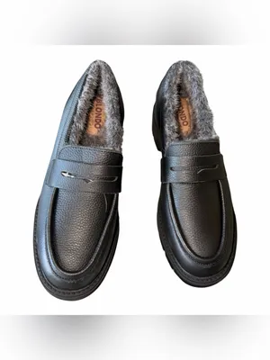 NEW $140 BLONDO Kimora Waterproof Platform Penny Loafer Black Leather SZ-8.5 thumbnail 7