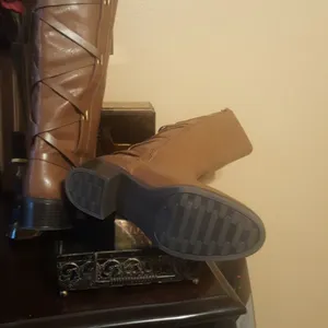 Jasmine Tall Tan Riding Boots Size 8 thumbnail 8