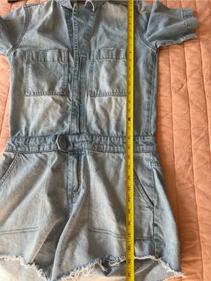 DL 1961 Denim Hannah Romper Utility Jumpsuit Size Small thumbnail 11