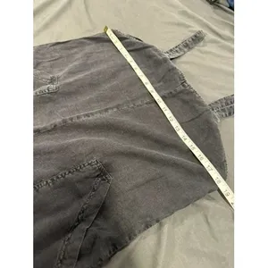Universal Thread Boho Utility Wide Leg Overalls Sz:S Charcoal Gray Cotton Linen thumbnail 3