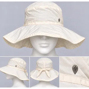 Helen Kaminski Australia 100 percent Cotton Wide Brim Sun Hat Women Medium thumbnail 2