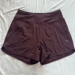 Outdoor Research Women's‎ Athletic Shorts in Deep Purple thumbnail 3