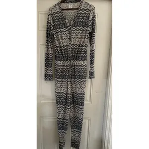 PINK Victoria's Secret Waffle Knit One-Piece Thermal Pajamas Onesie Medium thumbnail 2