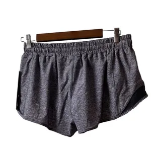 NWT Lululemon Hotty Hot Short II 2.5" Heather Lux‎ Multi Black Sz 12 thumbnail 2