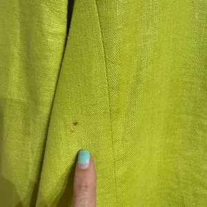 David N Lime Green Vintage Linen Blend Blazer Jacket Sz 20 thumbnail 5