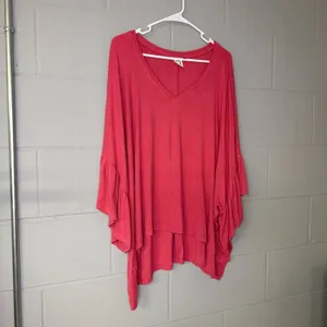 Anthropologie Akemi + Kin Capa Fluttered Tunic in Pink Women’s Sz M/L Oversized thumbnail 4