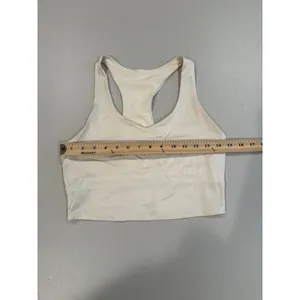 Fabletics Sports Bra Womens Large* Beige Stretch Gym Yoga Active Athletic Tennis thumbnail 4