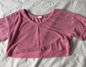 Altar'd State Top Cropped Pink thumbnail 1