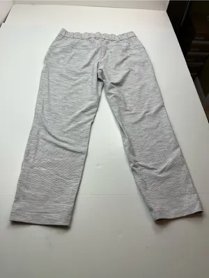Lululemon On The Fly Pant *27" Womens 8‎ Grey White Athletic Athleisure W5BVFS thumbnail 12