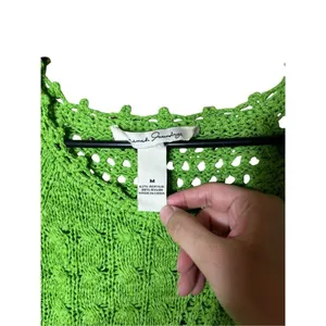 French Laundry Green Knit‎ Sweater Size M thumbnail 5