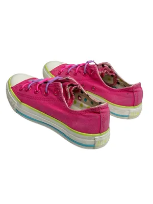 HTF: Converse™️ ✪ Chuck Taylor All Star Sneaker ✪ Fuchsia Pink ✪ No Lace Slip On thumbnail 5