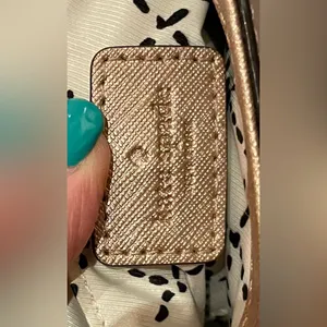 Kate Spade Sally Newbury Lane Rose Gold Crossbody Clutch Metallic Evening thumbnail 8