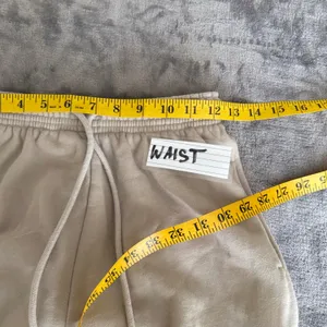 White Fox Sweatpants Women XS Beige Jogger Elastic Waist Logo‎ Loungewear thumbnail 6