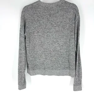 Double Zero Cozy Gray Knit Sweater Size‎ Large thumbnail 4