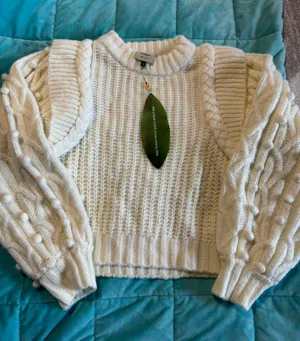 Farm Rio braided sweater thumbnail 1