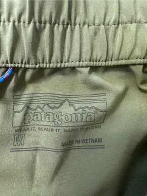 Patagonia Breathable Women’s Terrebonne Caper Green Drawstring Athletic Shorts M thumbnail 11