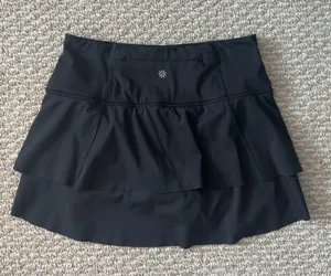 Athleta Black Ruffle Tennis Skirt thumbnail 7