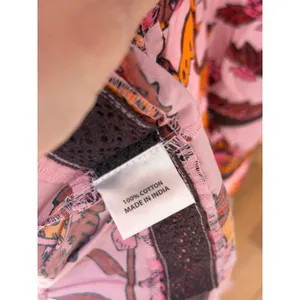 NEW Tuckernuck Pink Ornate Chintz Mini Dress Floral Tiered size Small thumbnail 7