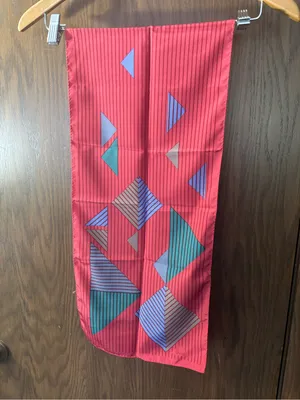 Vera Neumann Vintage Graphic Geometric Scarf thumbnail 2