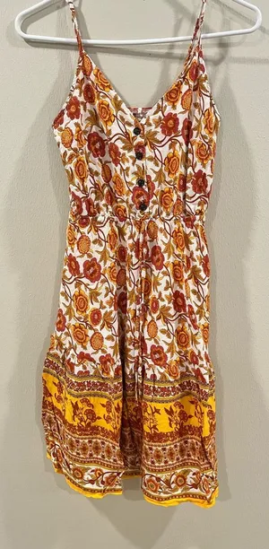 Boho Floral Button thumbnail 1