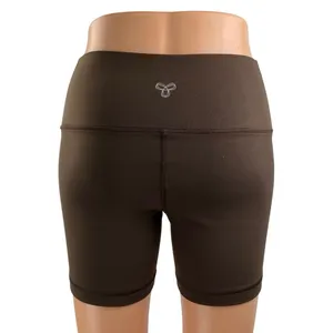 Aritzia TNA Brown High Rise Yoga Workout Gym Running Athletic Biker Shorts Sz S thumbnail 3