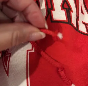 Fanatics Nebraska Red Hoodie Sweatshirt M Huskers Football Athletic thumbnail 5