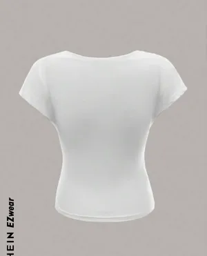 White Backless Top thumbnail 1