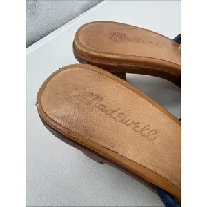 Madewell Multicolor Strappy Block Heel Mules thumbnail 4