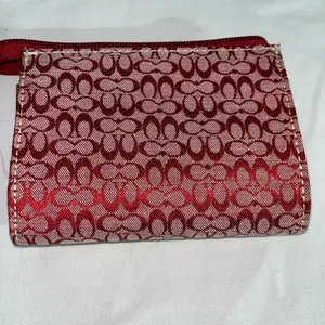 Zipper pouch with C’s pattern RED thumbnail 7