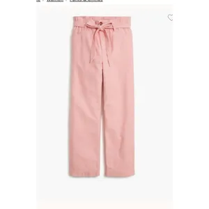 JCrew Paperbag High Rise Wide Leg Crop Twill Pants Terracotta Women’s size 6 thumbnail 6