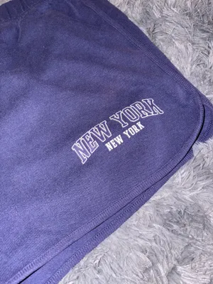 Navy Blue New York Sweat Shorts thumbnail 2