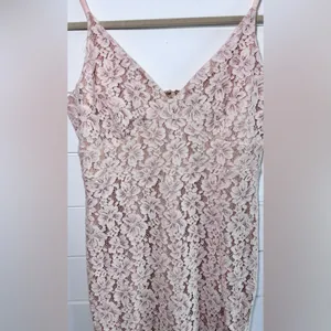 Lulus Sweet Blossom Blush Pink Lace Floral‎ Dress Size 10 thumbnail 3