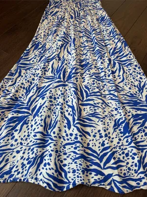 Sincerely Jules Blue and White Printed Maxi Dress Size XS - C26-036 thumbnail 4