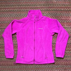 Columbia Pink Fleece Zip Up Cozy Jacket thumbnail 1