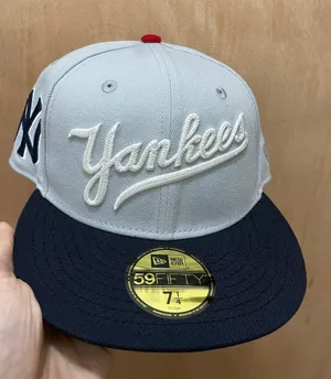 New Era Cap Myfitteds New York Yankees chain stitched script size 7 1/4 59fifty brand new in store exclusive thumbnail 1