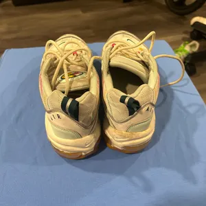 Nike White and Multi Color Air Max Sneakers thumbnail 4