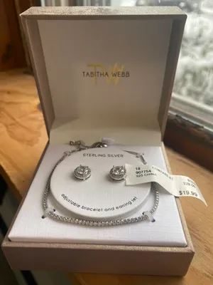 Tabitha Webb Sterling Silver Earrings And Bracelet thumbnail 2