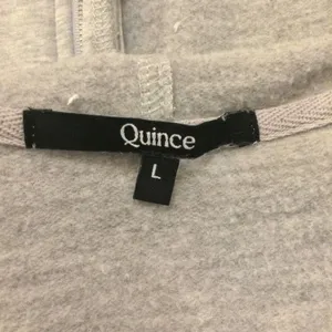 Quince super soft fleece hoodie heather gray large thumbnail 6