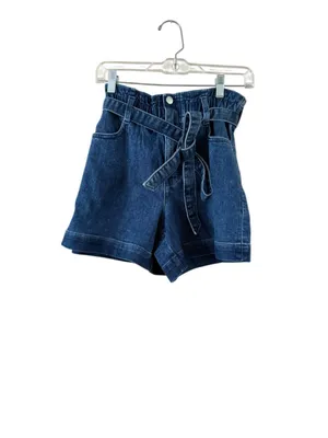 Women's J.Crew Blue Denim Paperbag Waist Jean Shorts Size 26 thumbnail 9