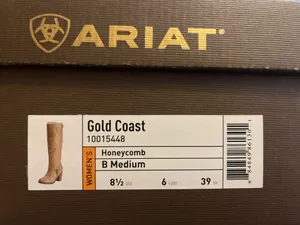 Ariat Leather Tall Shaft Gold Coast Boot / Honeycomb thumbnail 8
