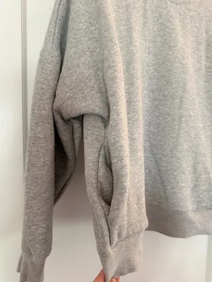 Grey Mockneck Sweatshirt thumbnail 3