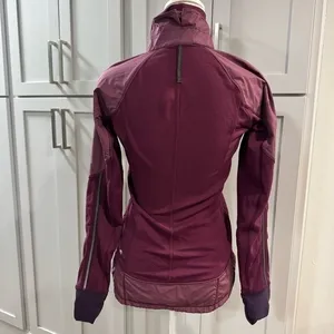 Lululemon Women's Can't Stop Jacket Hyper Stripe‎ Plum size 6 Small athleisure thumbnail 7