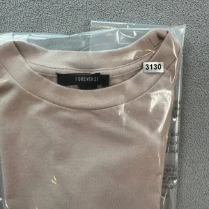 Forever 21 T Shirt XS Womens Basic Crew Neck Short Sleeve Beige Classic Neutral thumbnail 5